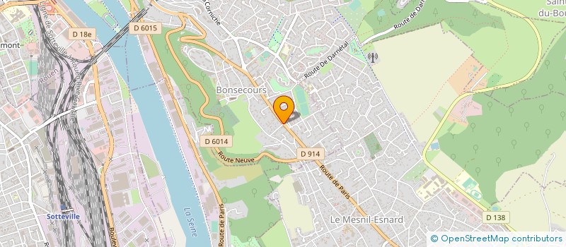 localisation de l'entreprise MADAME SOPHIE AZAMBOURG  BONSECOURS