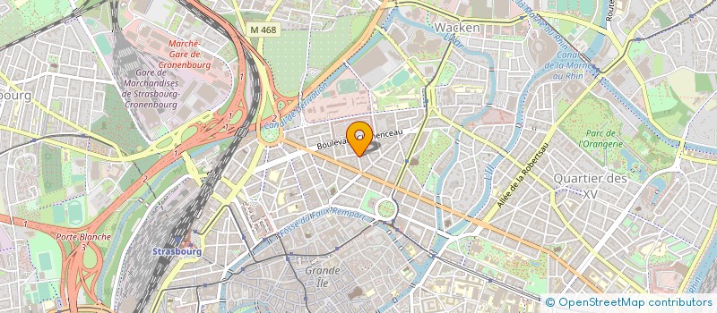 localisation de l'entreprise MADAME SOPHIE BABINGER à STRASBOURG