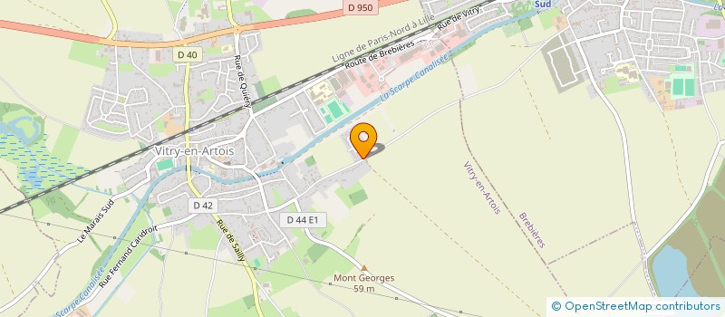 localisation de l'entreprise MADAME SOPHIE BACHELET  VITRY-EN-ARTOIS