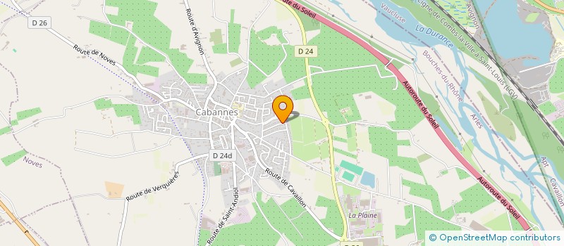 localisation de l'entreprise MADAME SOPHIE BACHEVALIER  CABANNES