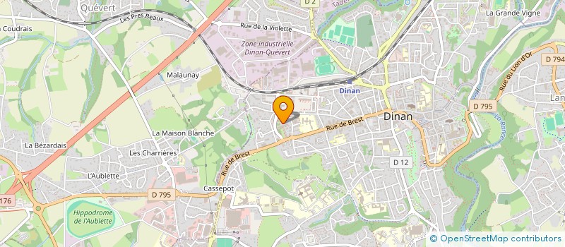 localisation de l'entreprise MADAME SOPHIE BADIER à DINAN