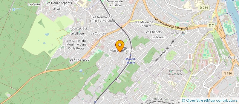 localisation de l'entreprise MADAME SOPHIE BADRE  MAREIL-MARLY