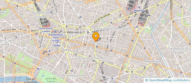 localisation de l'entreprise MADAME SOPHIE BAIGNERES  PARIS