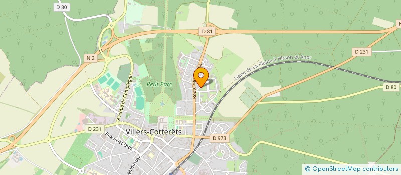 localisation de l'entreprise MADAME SOPHIE BAILLON  VILLERS-COTTERETS