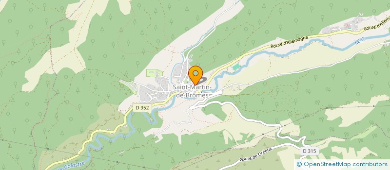 localisation de l'entreprise MADAME SOPHIE BAIZE à GREOUX-LES-BAINS