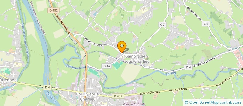 localisation de l'entreprise MADAME SOPHIE BALAS  SAINT-NIZIER-SOUS-CHARLIEU