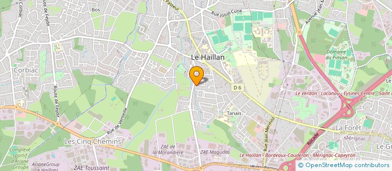 localisation de l'entreprise MADAME SOPHIE BALDACCI à LE HAILLAN