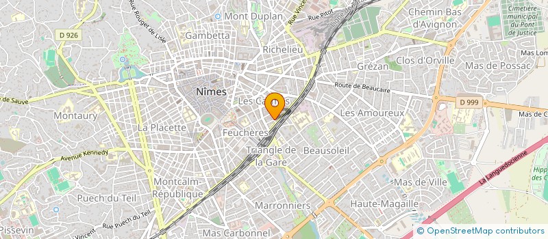 localisation de l'entreprise MADAME SOPHIE BALDENWECK  NIMES