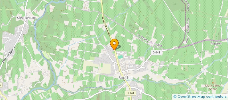 localisation de l'entreprise MADAME SOPHIE BALDINI  BOUCHET