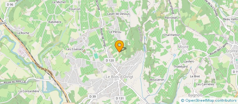 localisation de l'entreprise MADAME SOPHIE BALLAGUY  THEIZE