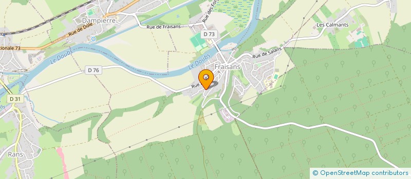 localisation de l'entreprise MADAME SOPHIE BALLET  FRAISANS