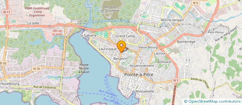 localisation de l'entreprise MADAME SOPHIE BALMY à POINTE-A-PITRE