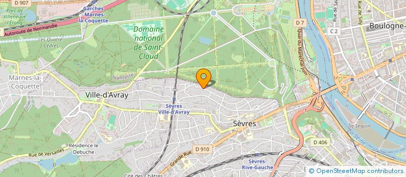 localisation de l'entreprise MADAME SOPHIE BANCAREL à SEVRES