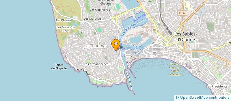 localisation de l'entreprise MADAME SOPHIE BANEAT à LES SABLES D'OLONNE