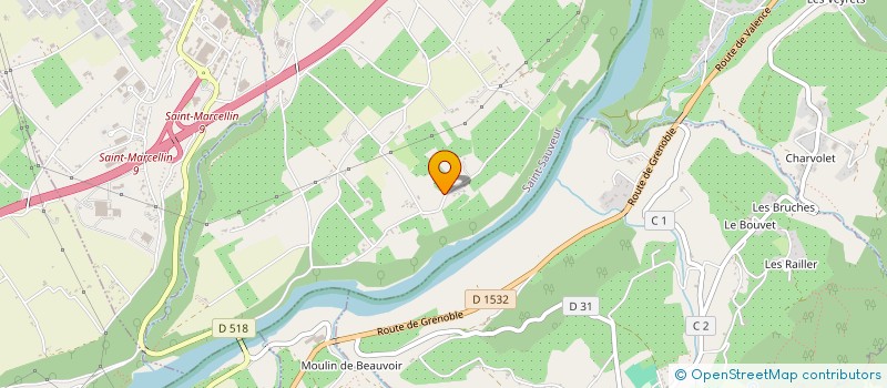 localisation de l'entreprise MADAME SOPHIE BARAT  SAINT-SAUVEUR