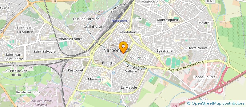 localisation de l'entreprise MADAME SOPHIE BARAT à NARBONNE