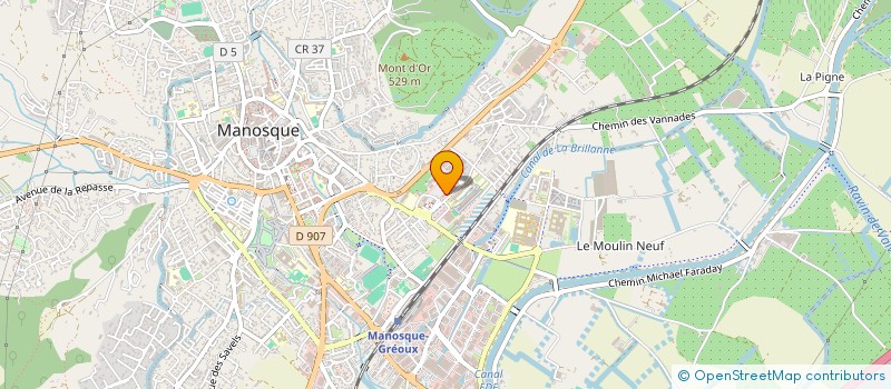 localisation de l'entreprise MADAME SOPHIE BARATIER à MANOSQUE