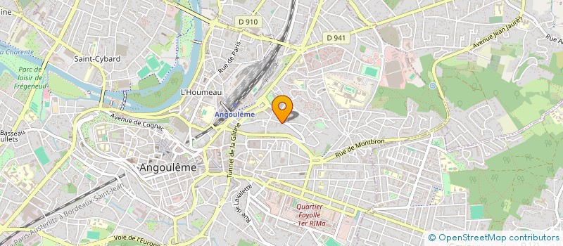 localisation de l'entreprise MADAME SOPHIE BARBEAU à ANGOULEME