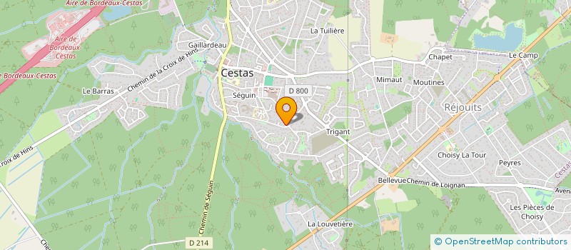 localisation de l'entreprise MADAME SOPHIE BARBIER  CESTAS