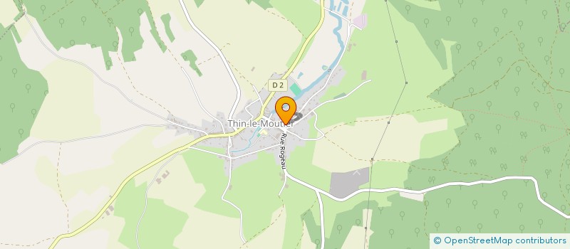 localisation de l'entreprise MADAME SOPHIE BARBIER  THIN-LE-MOUTIER