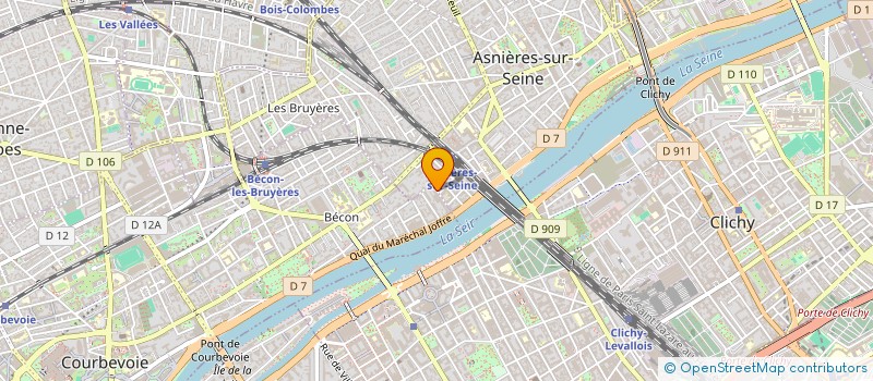 localisation de l'entreprise MADAME SOPHIE BARDET  COURBEVOIE