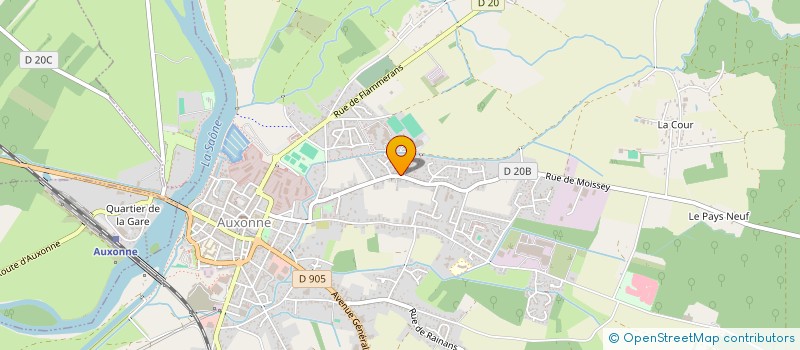 localisation de l'entreprise MADAME SOPHIE BARDON à AUXONNE