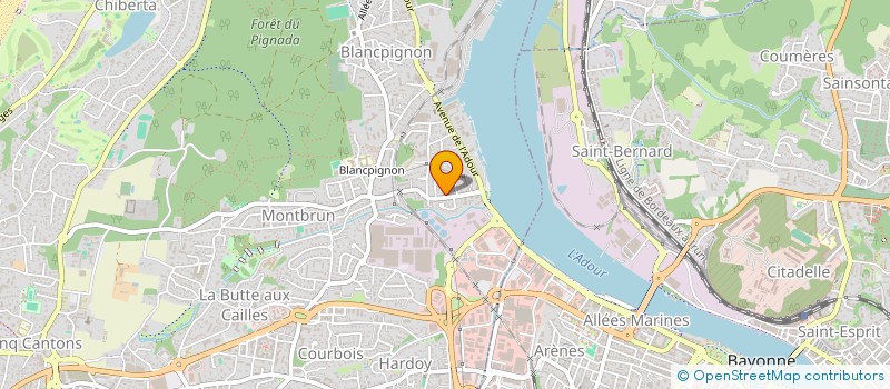 localisation de l'entreprise MADAME SOPHIE BARIAUD  ANGLET