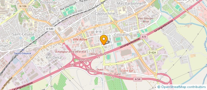 localisation de l'entreprise MADAME SOPHIE BARIOLET  NIMES