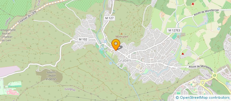 localisation de l'entreprise MADAME SOPHIE BARISSONI  GRABELS