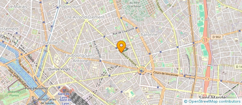 localisation de l'entreprise MADAME SOPHIE BAROCAS  PARIS