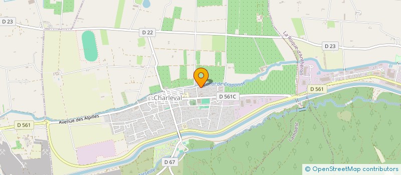 localisation de l'entreprise MADAME SOPHIE BARONE  CHARLEVAL