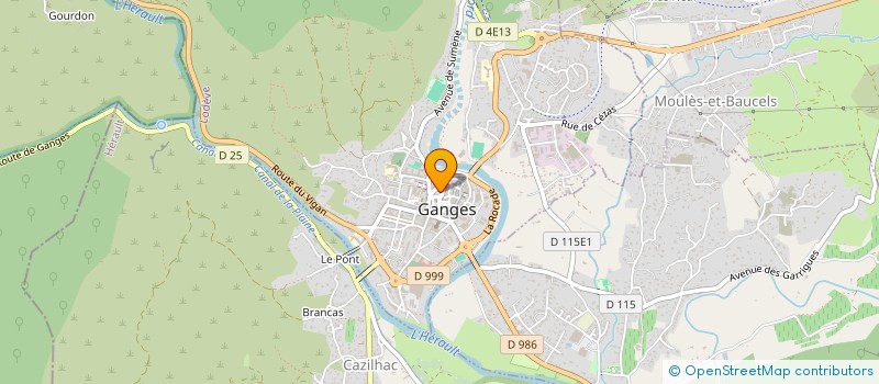 localisation de l'entreprise MADAME SOPHIE BARRAL  GANGES