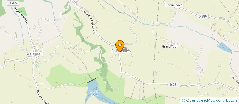 localisation de l'entreprise MADAME SOPHIE BARRAT  SAINT-SALVY