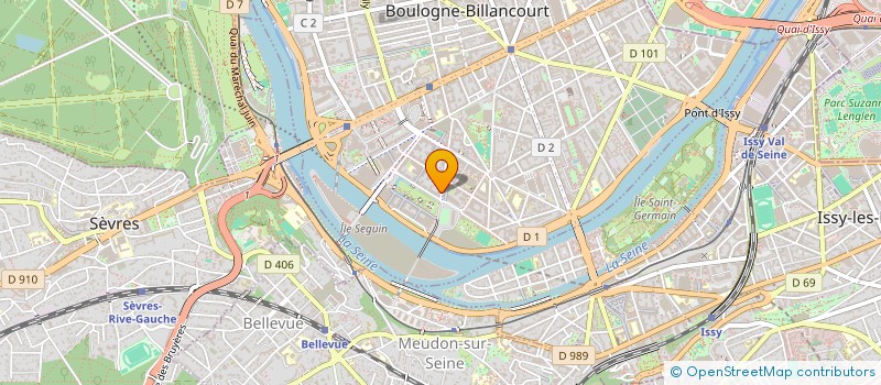 localisation de l'entreprise MADAME SOPHIE BARRE  BOULOGNE-BILLANCOURT