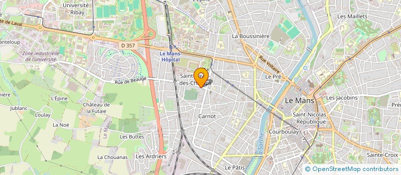 localisation de l'entreprise MADAME SOPHIE BARREAU à LE MANS