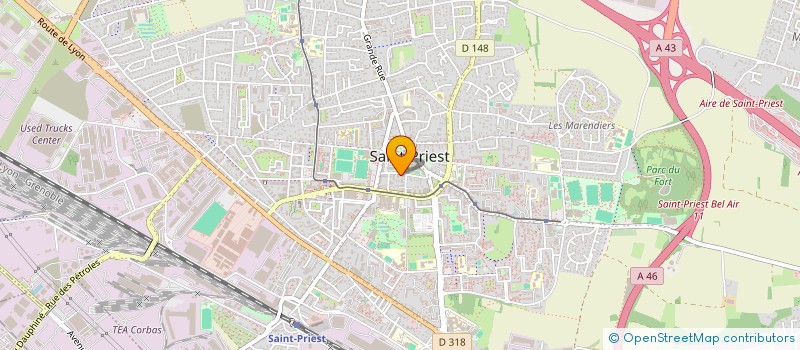 localisation de l'entreprise MADAME SOPHIE BARRES  SAINT-PRIEST