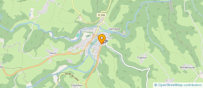 localisation de l'entreprise MADAME SOPHIE BARRIERE  PONTAUMUR