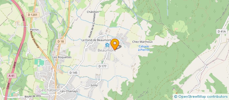 localisation de l'entreprise MADAME SOPHIE BARRILLAT  BEAUMONT