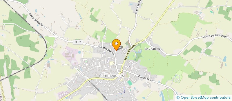 localisation de l'entreprise MADAME SOPHIE BARRIQUAULT  COMMEQUIERS