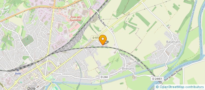 localisation de l'entreprise MADAME SOPHIE BARTHELEMY  BREVANS