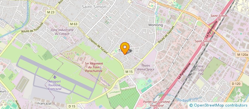 localisation de l'entreprise MADAME SOPHIE BASCANS  TOULOUSE