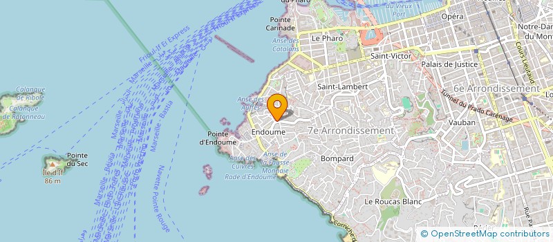 localisation de l'entreprise MADAME SOPHIE BASTOUL à MARSEILLE