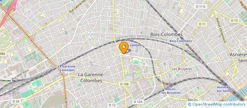 localisation de l'entreprise MADAME SOPHIE BATAILLE à LA GARENNE-COLOMBES