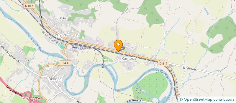 localisation de l'entreprise MADAME SOPHIE BATTAGLIA DIT BATAILLE  PUYOO