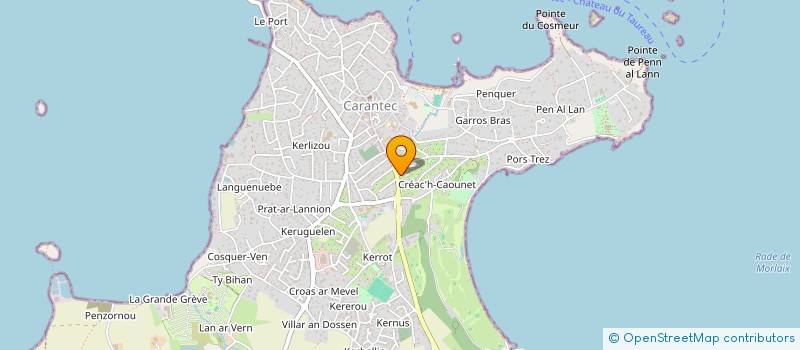 localisation de l'entreprise MADAME SOPHIE BAUDET  CARANTEC