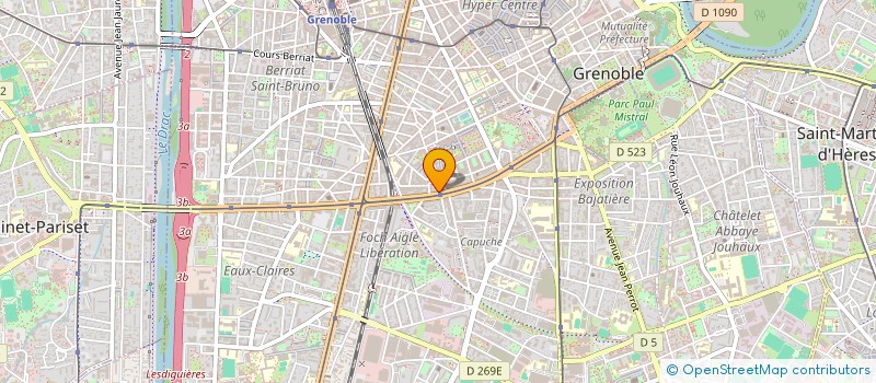 localisation de l'entreprise MADAME SOPHIE BAUER à GRENOBLE