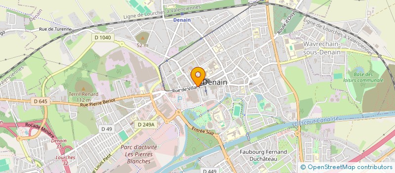 localisation de l'entreprise MADAME SOPHIE BAVAY  DENAIN