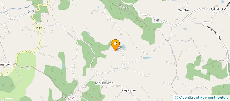 localisation de l'entreprise MADAME SOPHIE BAVAY  MOULAYRES