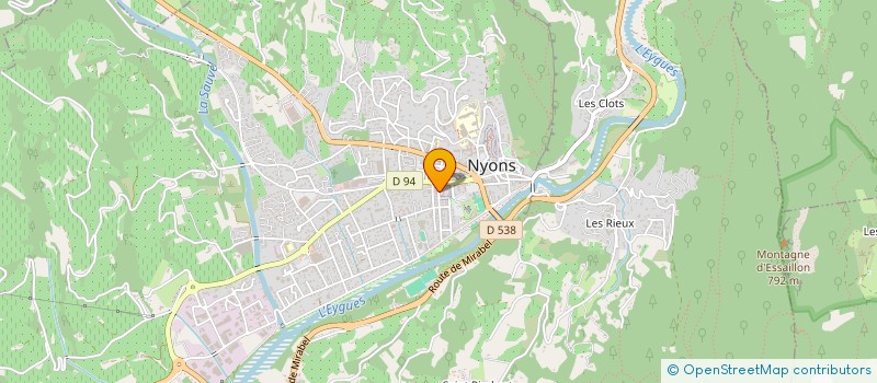 localisation de l'entreprise MADAME SOPHIE BAZIN à NYONS