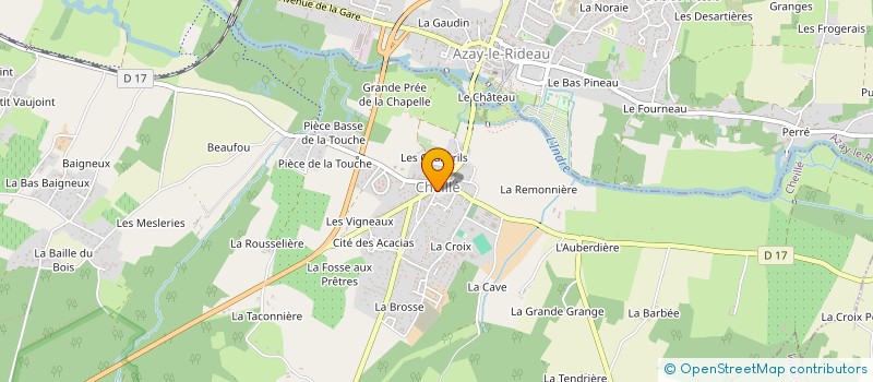 localisation de l'entreprise MADAME SOPHIE BEAUCHET-FILLEAU  CHEILLE